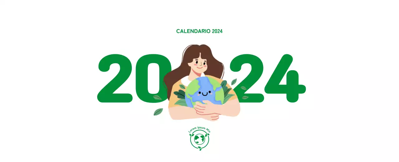 Celebra las fiestas navideñas con coloridas ilustraciones sobre las personas y el planeta.