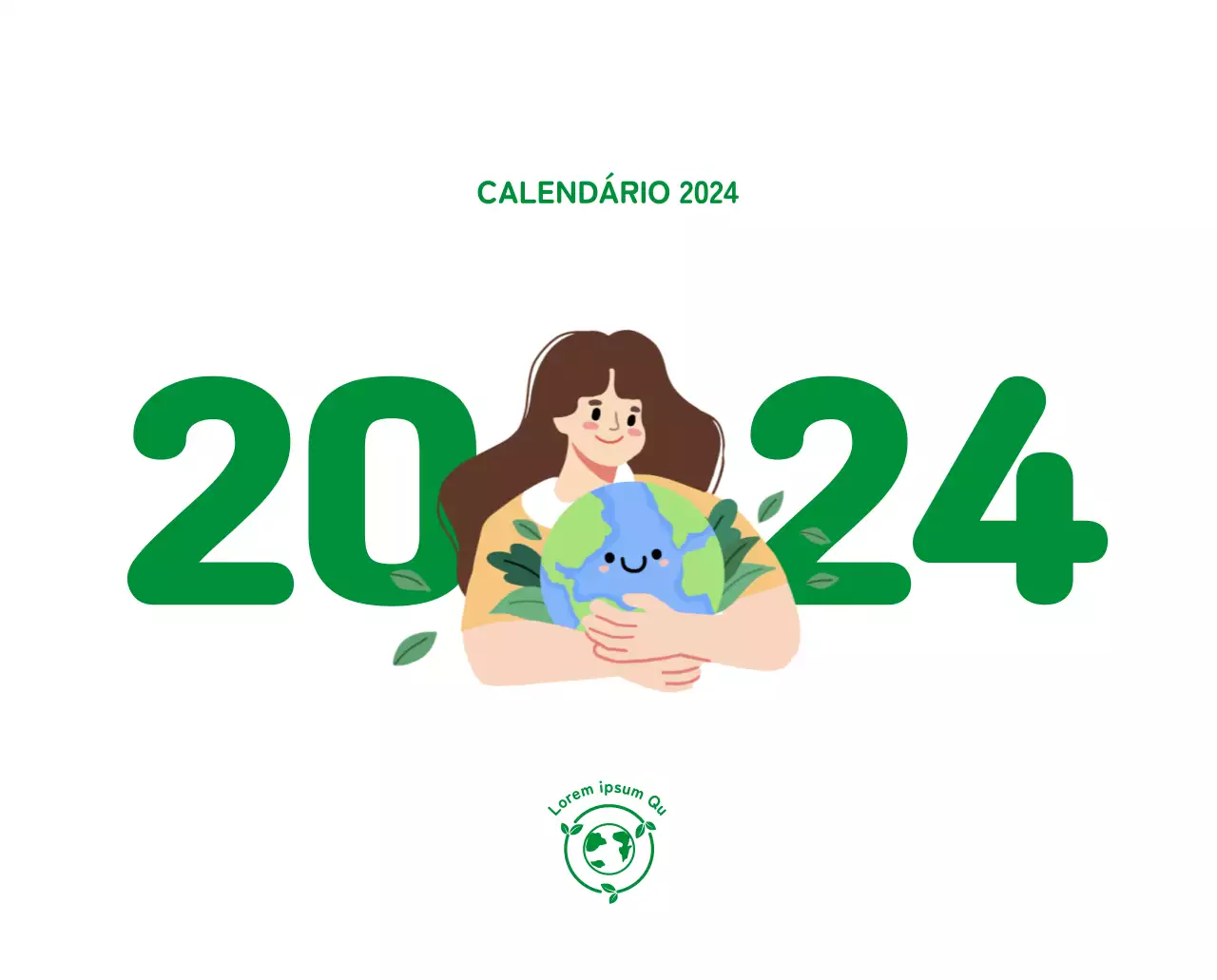 Celebrar a época festiva com ilustrações coloridas de pessoas e do planeta.