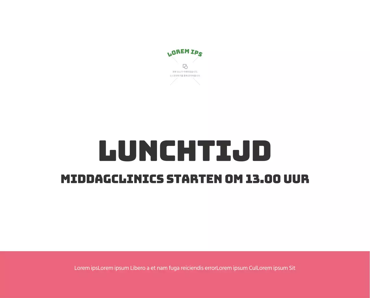 Een feestelijk ziekenhuis met illustraties met gezondheids- en gezinsthema's en kleurrijke accenten