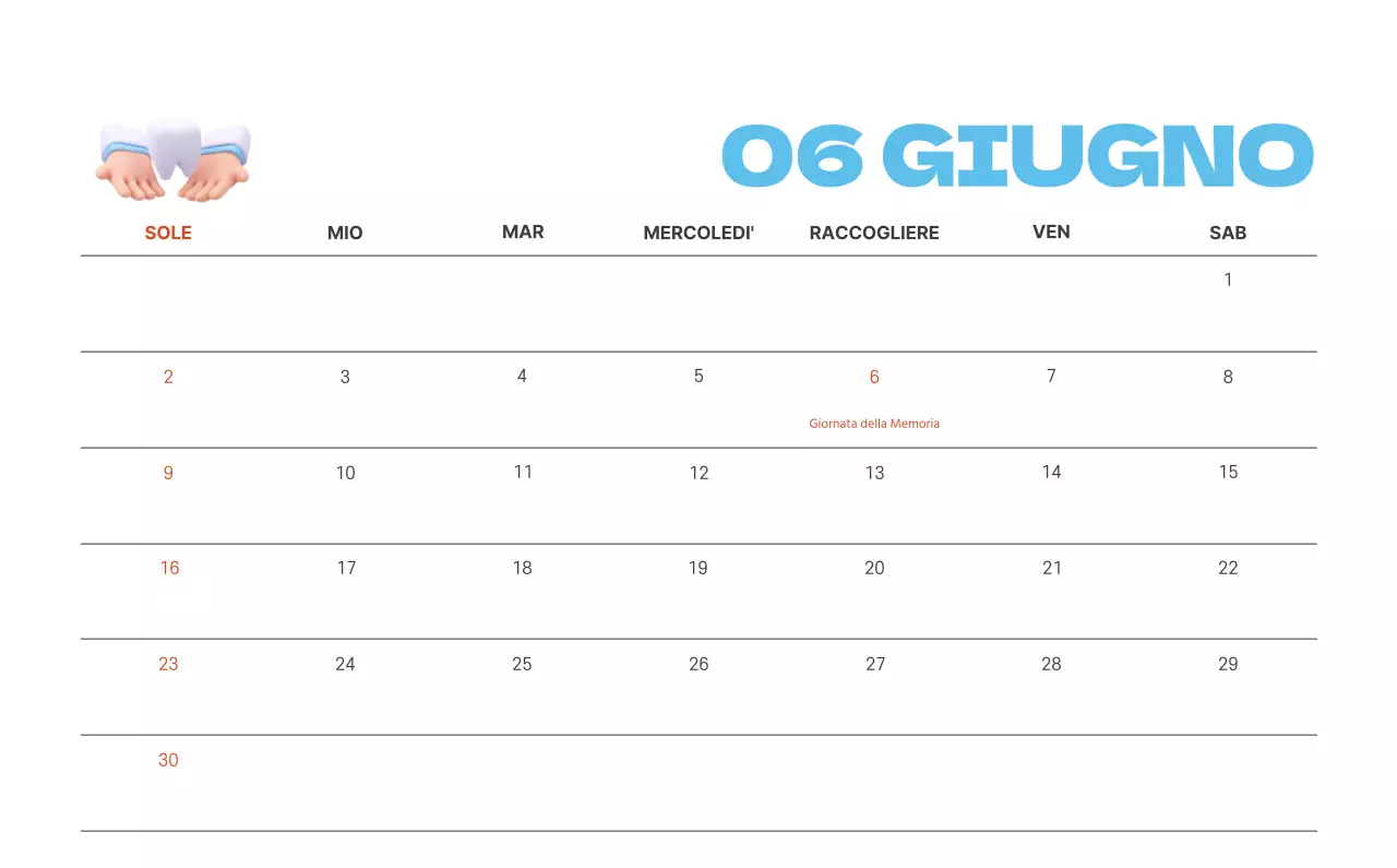 Un ospedale festivo con illustrazioni a tema salute e famiglia e accenti colorati