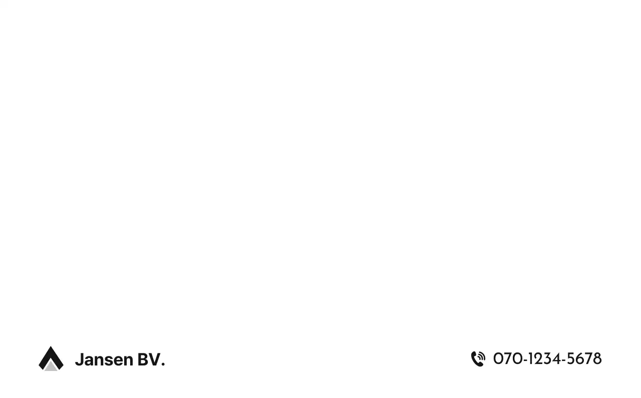 Een eenvoudige bedrijfskalender in grijs