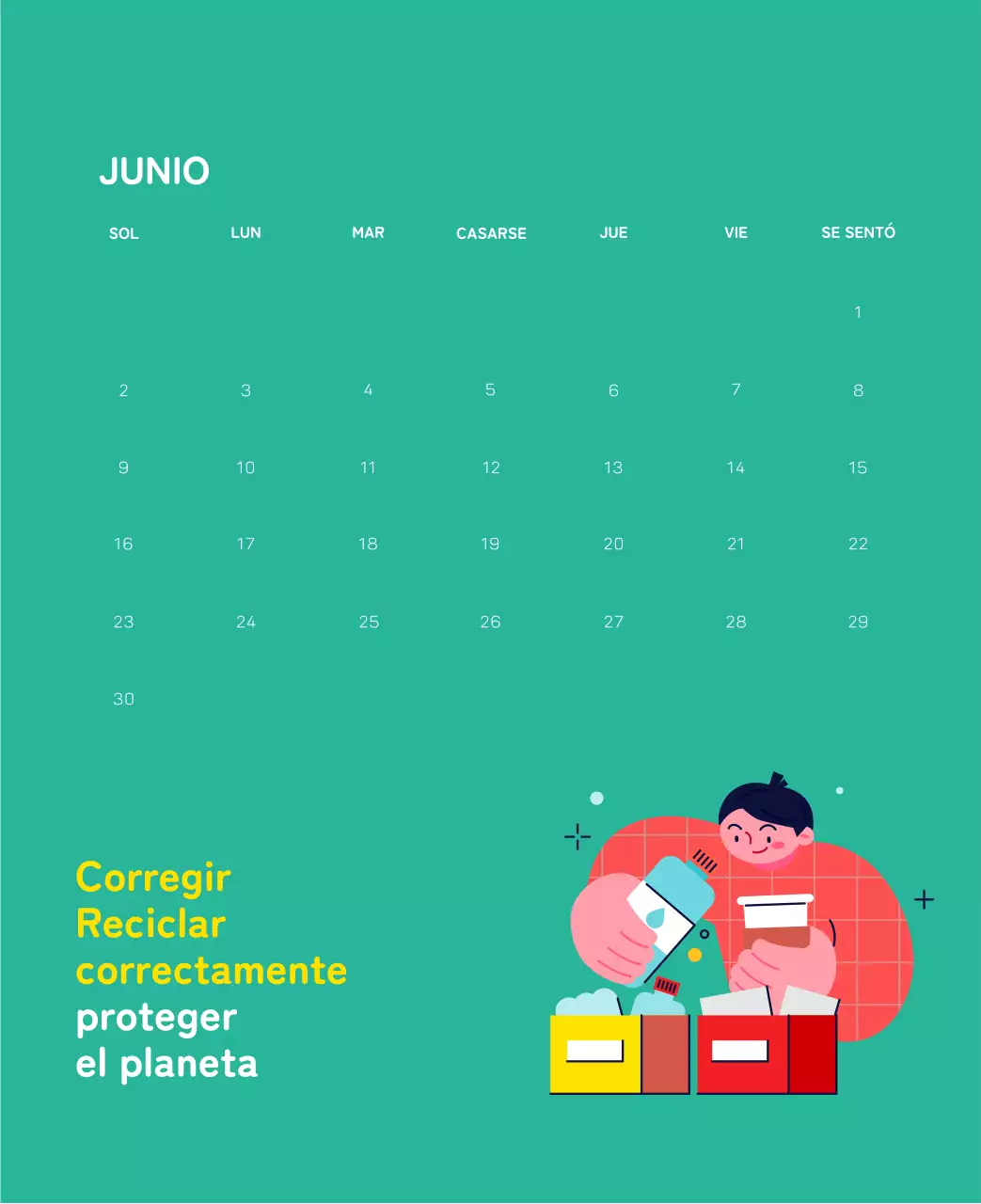 Una fundación social que celebra las fiestas con coloridas ilustraciones de personas y el planeta.