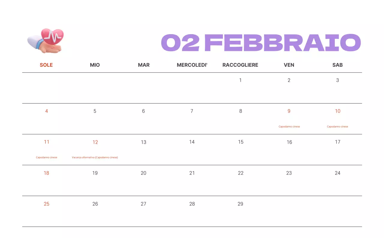 Un ospedale festivo con illustrazioni a tema salute e famiglia e accenti colorati