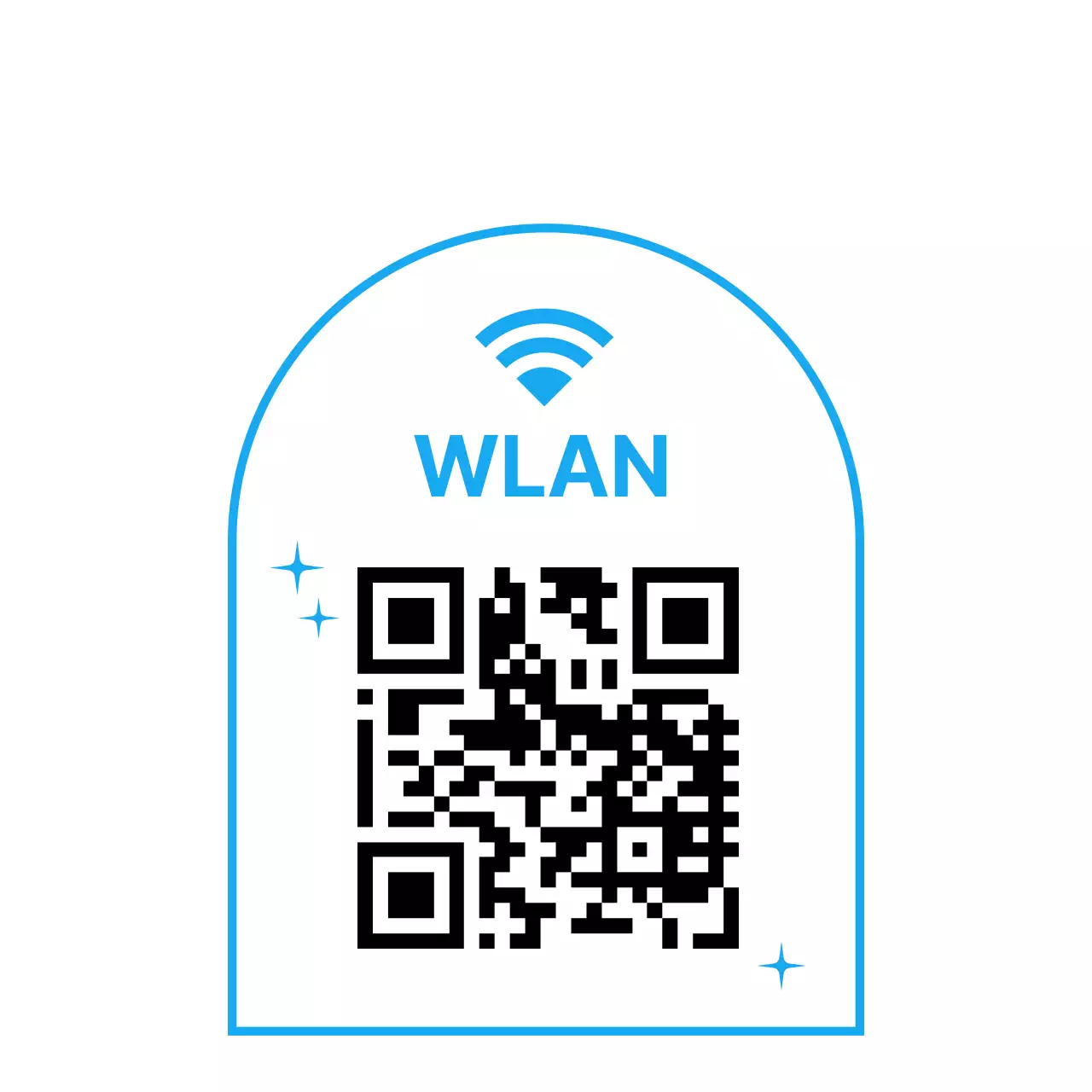 Blau gefärbte Wi-Fi-Verbindung