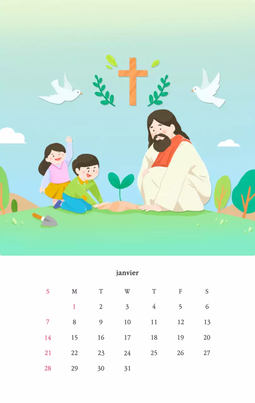 Des églises avec de jolies illustrations aux couleurs chaudes