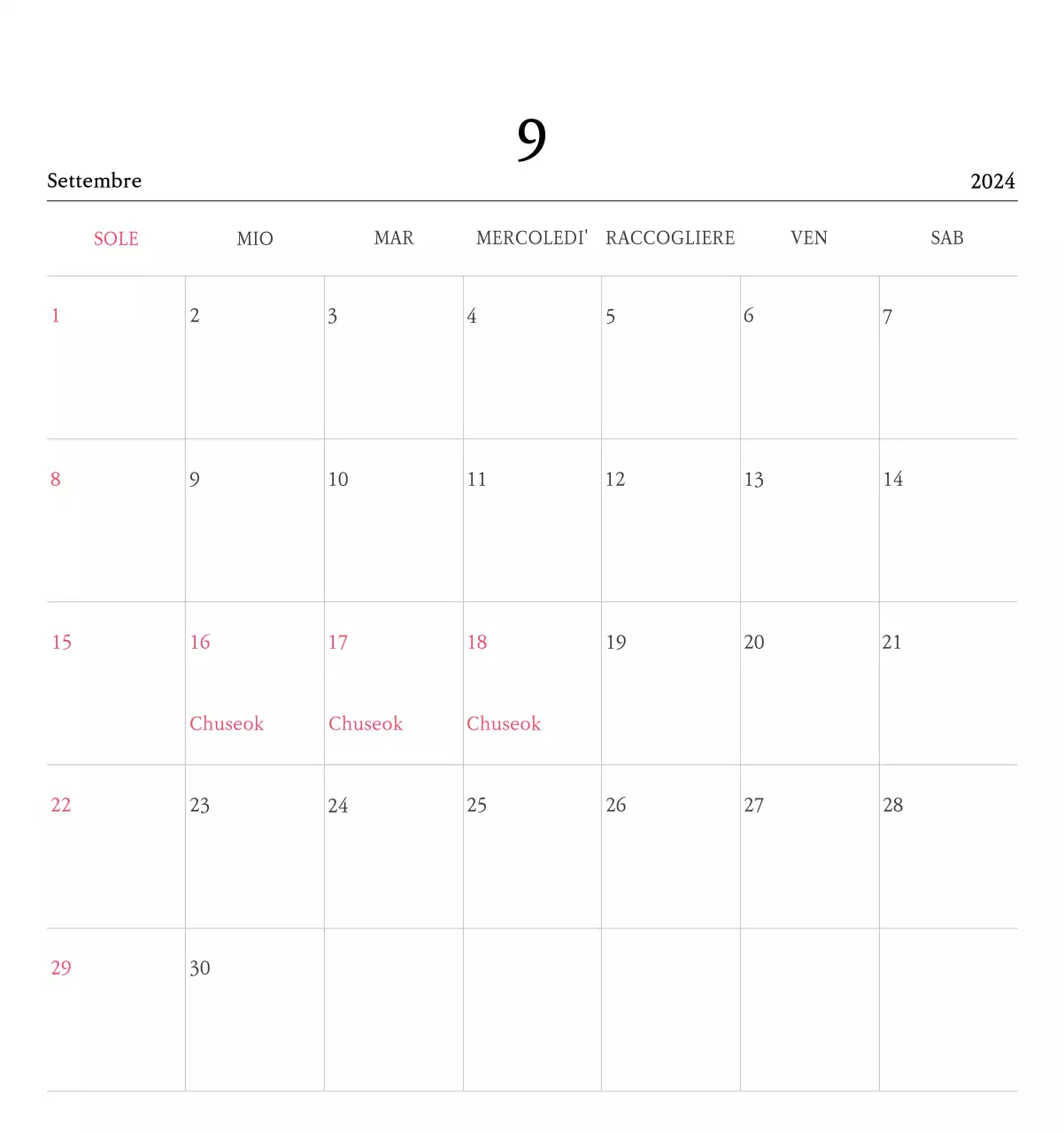 Chiese con simpatiche illustrazioni dai colori caldi