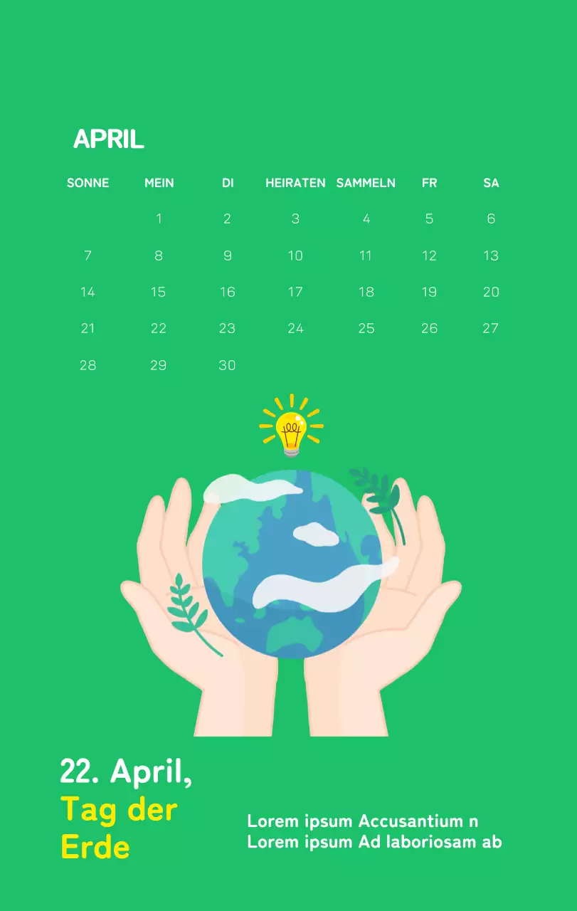 Mit farbenfrohen Illustrationen von Menschen und dem Planeten wird die Weihnachtszeit gefeiert.