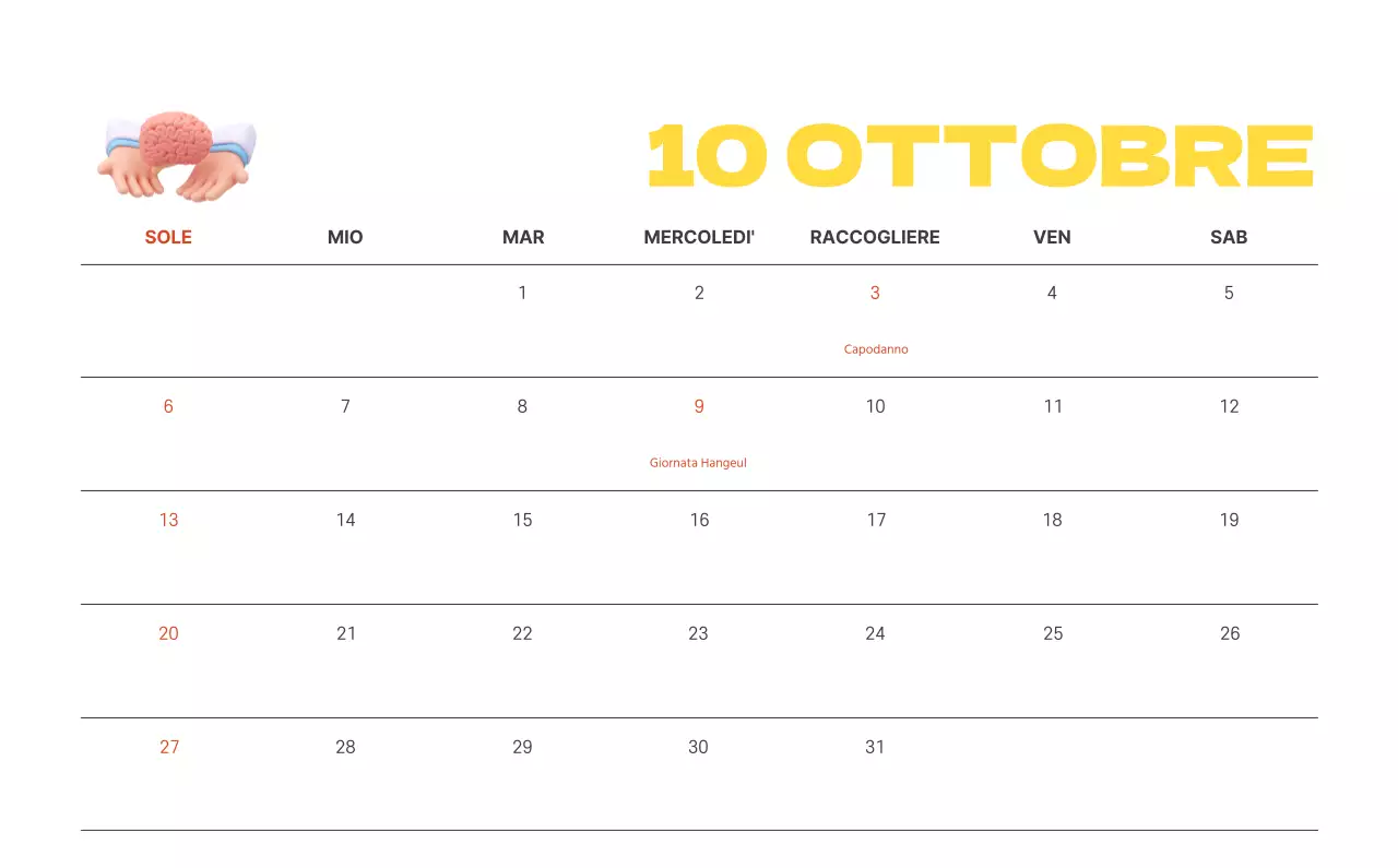 Un ospedale festivo con illustrazioni a tema salute e famiglia e accenti colorati