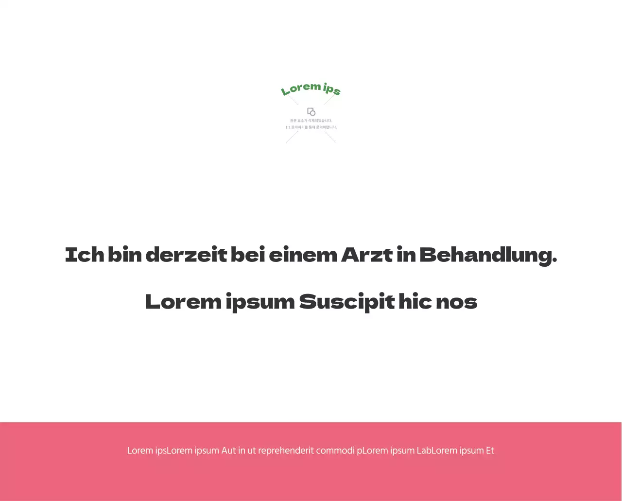 Ein festliches Krankenhaus mit Illustrationen zum Thema Gesundheit und Familie und farbenfrohen Akzenten