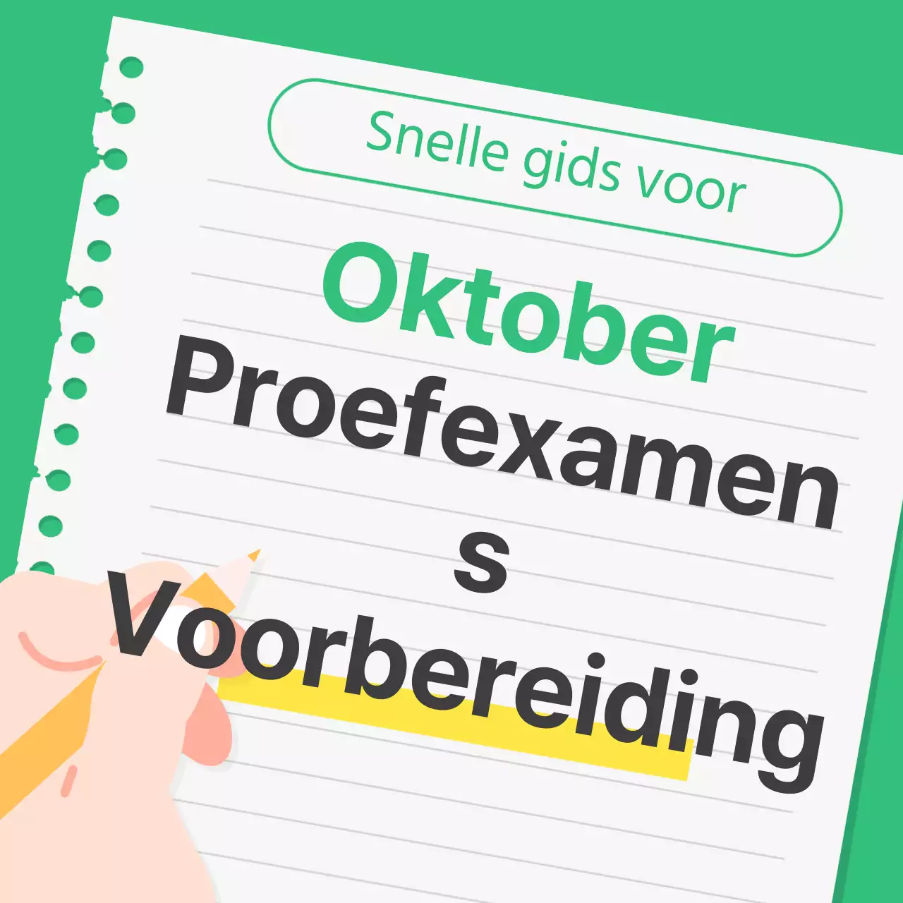 Een handleiding om je voor te bereiden op een eenvoudige groene en gele oefentest
