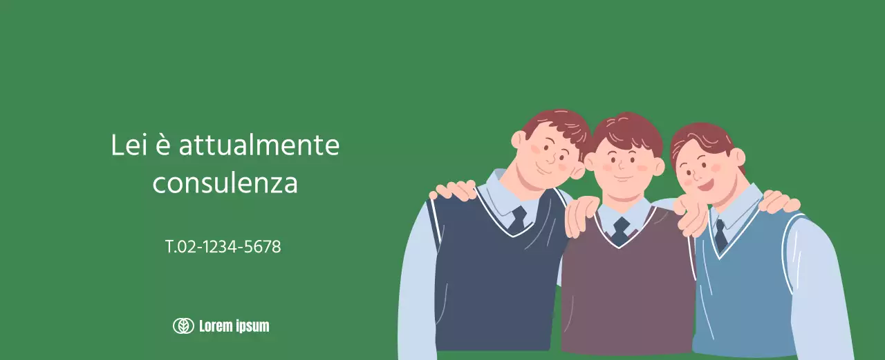 Calendario con illustrazioni giovanili su sfondo giallo e verde