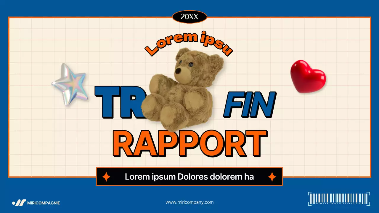 Rapport sur les tendances de consommation en bleu et orange