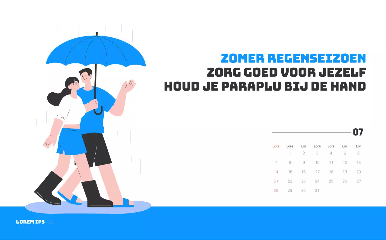 Een feestelijk ziekenhuis met illustraties met gezondheids- en gezinsthema's en kleurrijke accenten