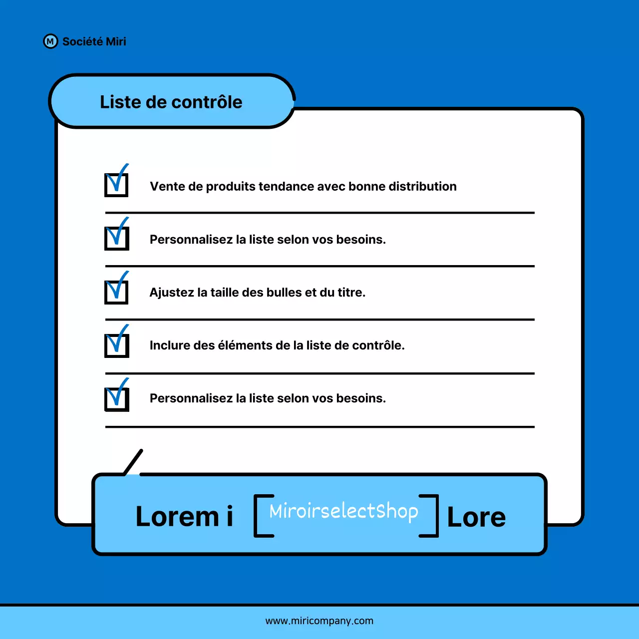 Proposition minimaliste de pitch d'entreprise en bleu et bleu clair