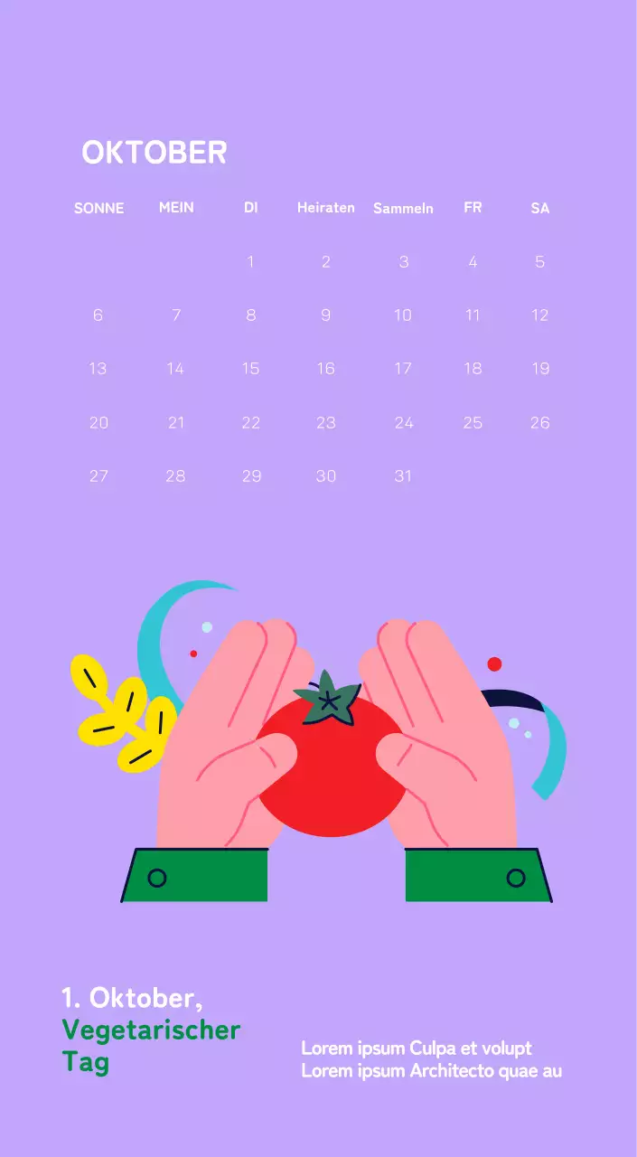 Mit farbenfrohen Illustrationen von Menschen und dem Planeten wird die Weihnachtszeit gefeiert.