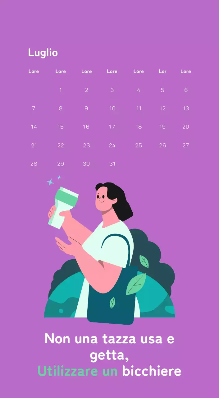 Celebrazione delle festività natalizie con illustrazioni colorate di persone e del pianeta.