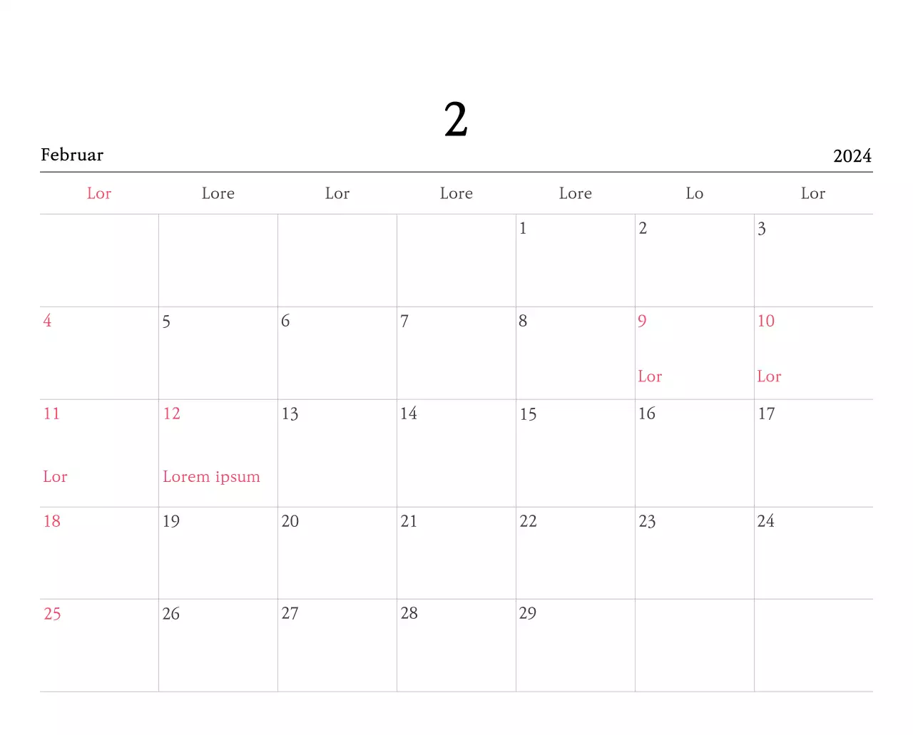 Kirchen mit niedlichen Illustrationen in warmen Farben