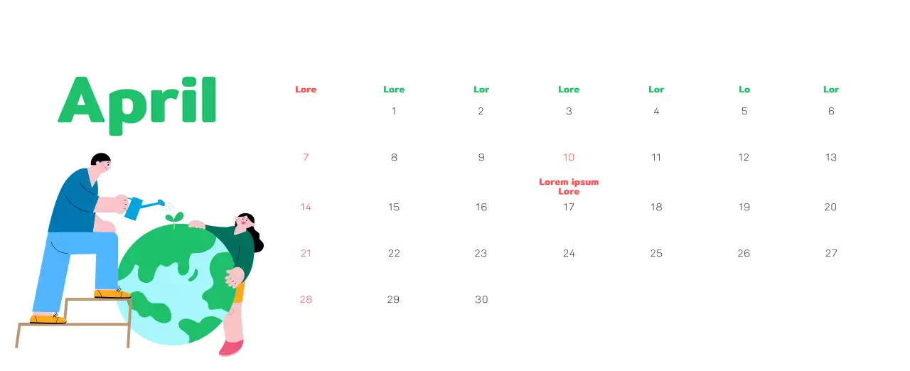 Vier de feestdagen met kleurrijke illustraties van mensen en de planeet.