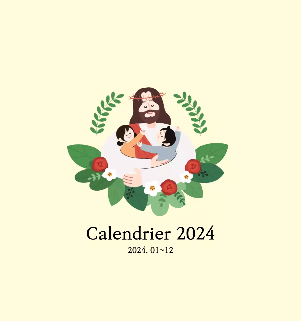 Des églises avec de jolies illustrations aux couleurs chaudes