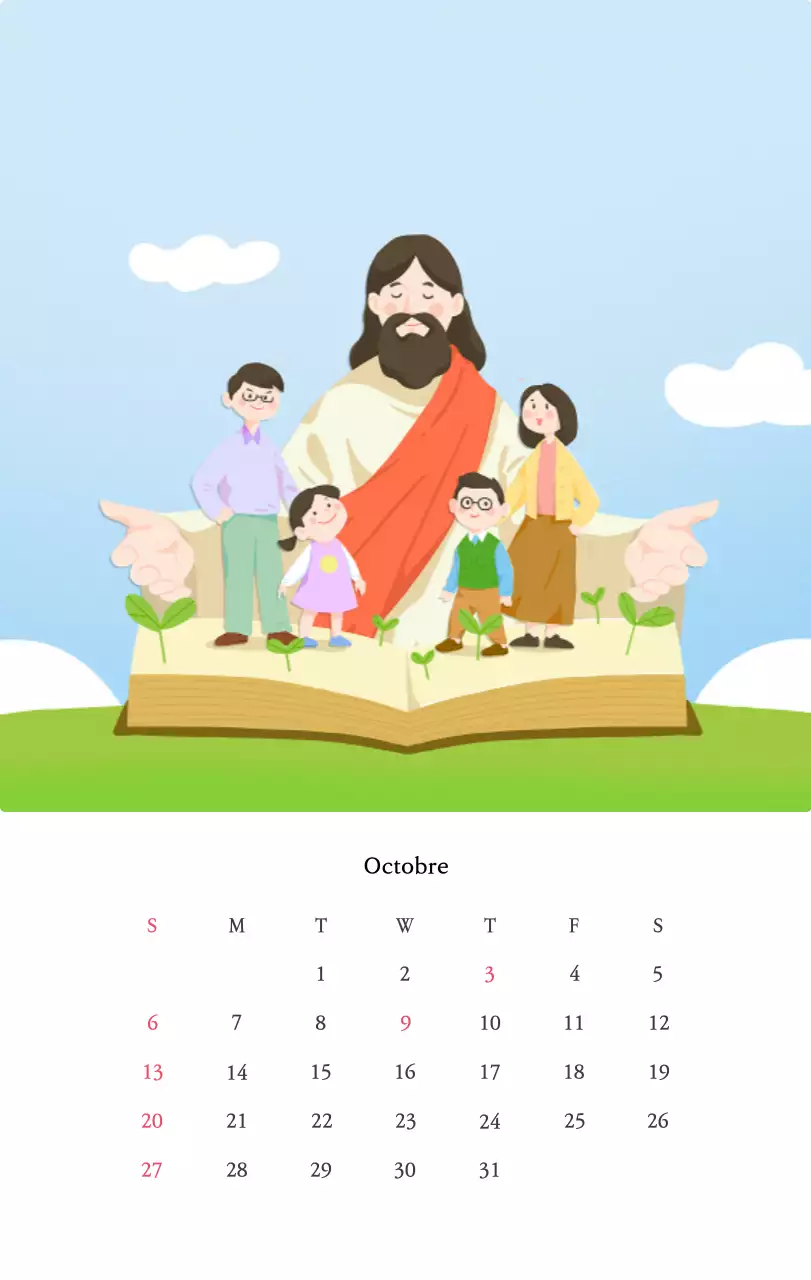 Des églises avec de jolies illustrations aux couleurs chaudes