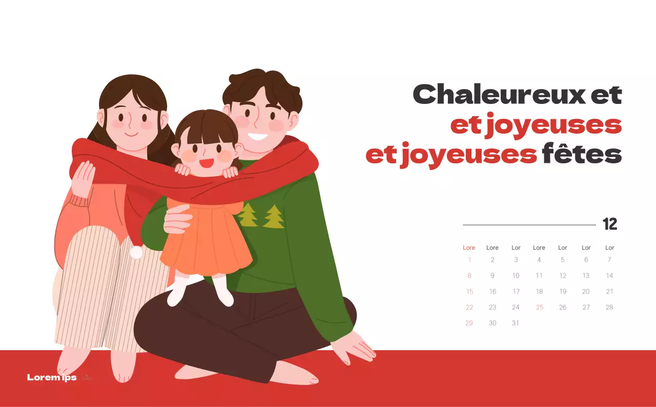 Un hôpital festif avec des illustrations sur le thème de la santé et de la famille et des accents colorés.