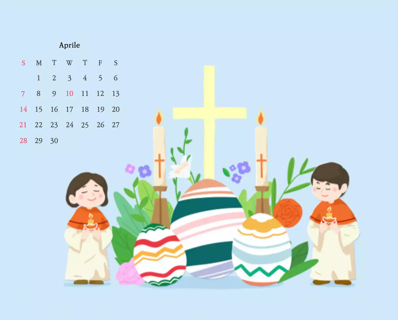 Chiese con simpatiche illustrazioni dai colori caldi