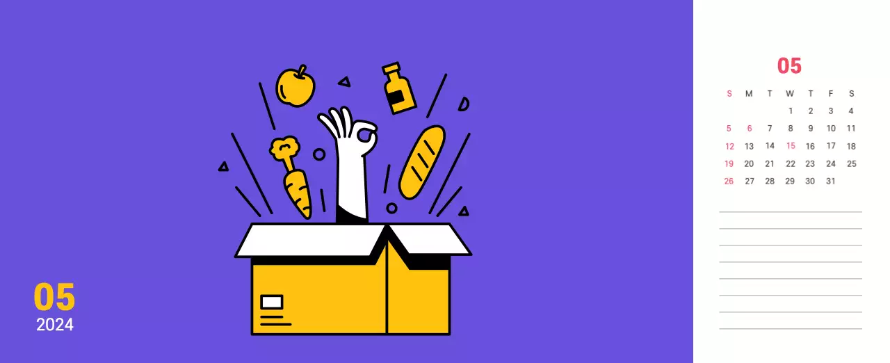 Clean line illustration on a purple background