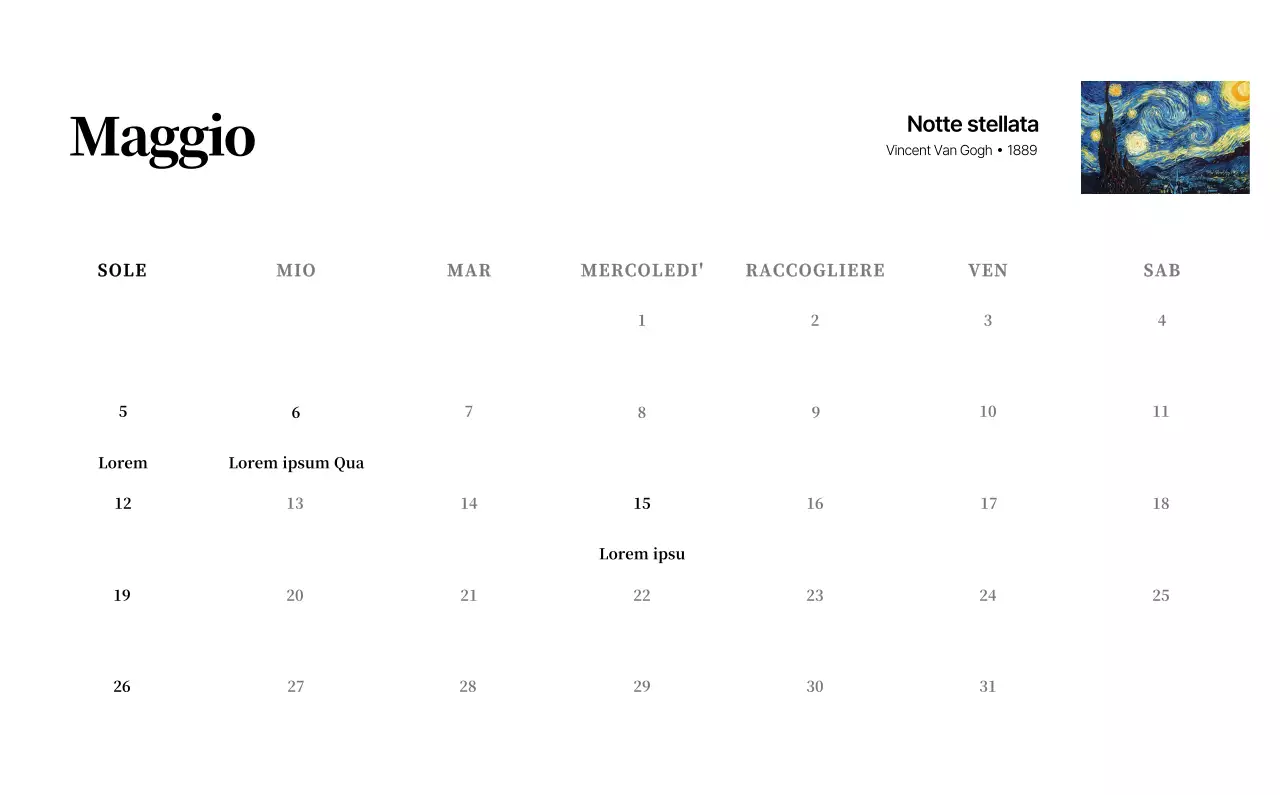 Un capolavoro semplice e classico in nero e grigio