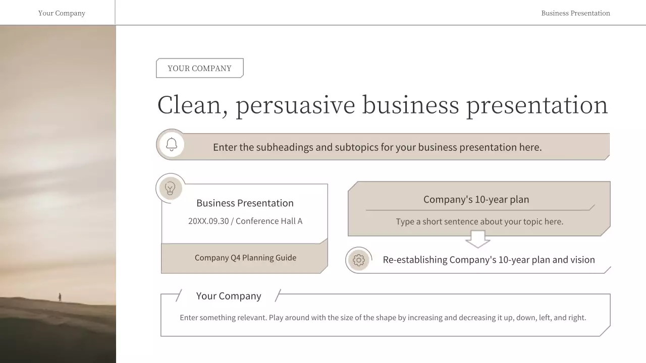 Beige Modern Business Presentation