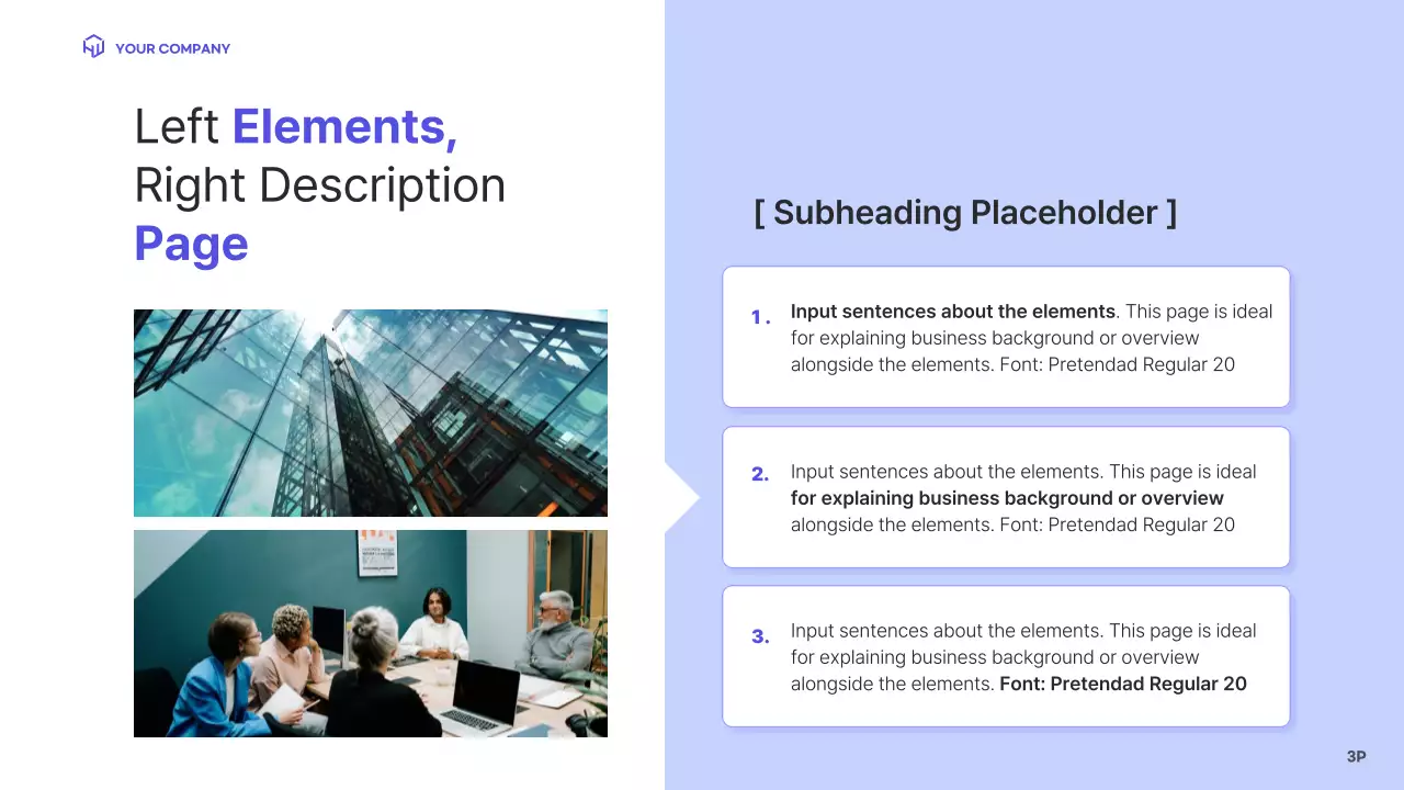 Blue Modern Reports Material Presentation