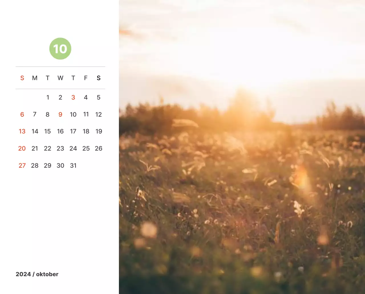 Warme landschapsfotografie in pastelkleuren