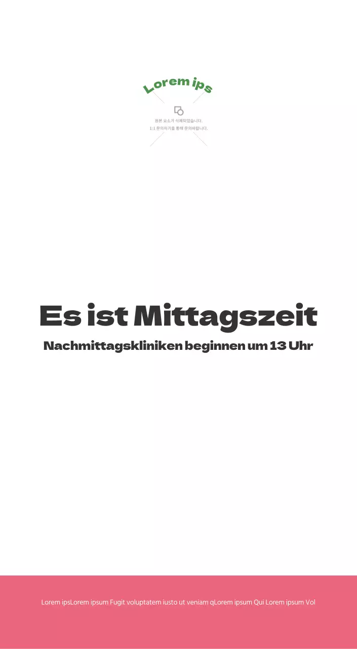 Ein festliches Krankenhaus mit Illustrationen zum Thema Gesundheit und Familie und farbenfrohen Akzenten