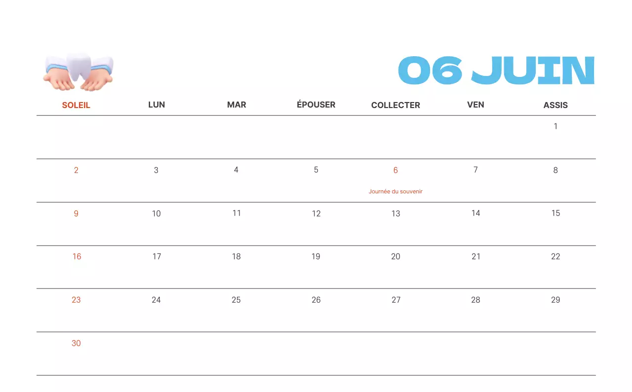 Un hôpital festif avec des illustrations sur le thème de la santé et de la famille et des accents colorés.