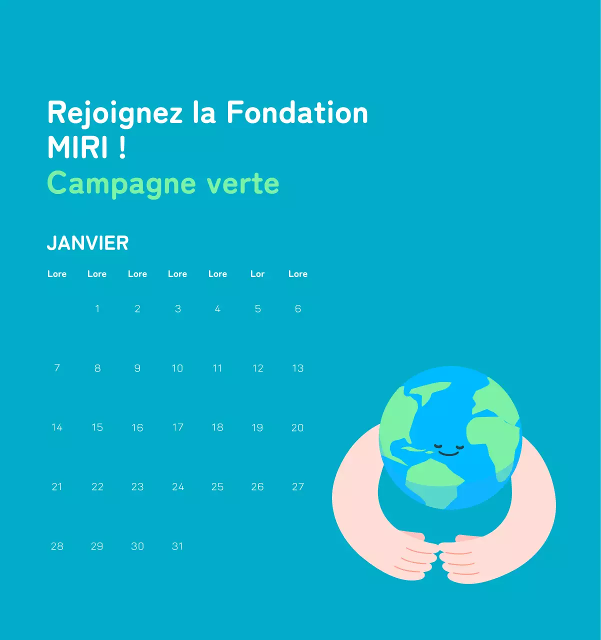 Célébration des fêtes de fin d'année avec des illustrations colorées de l'homme et de la planète.