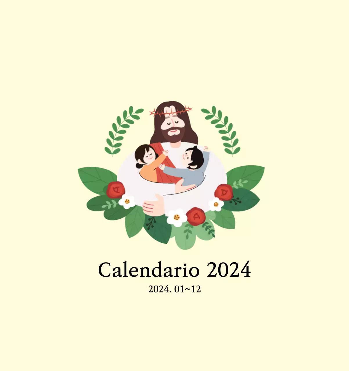 Chiese con simpatiche illustrazioni dai colori caldi