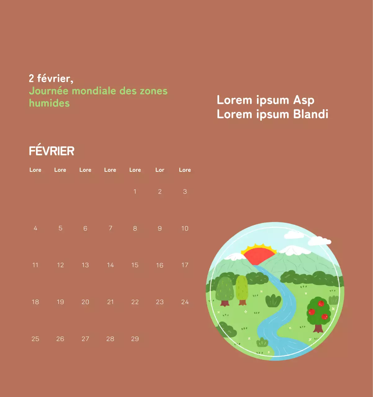 Célébration des fêtes de fin d'année avec des illustrations colorées de l'homme et de la planète.