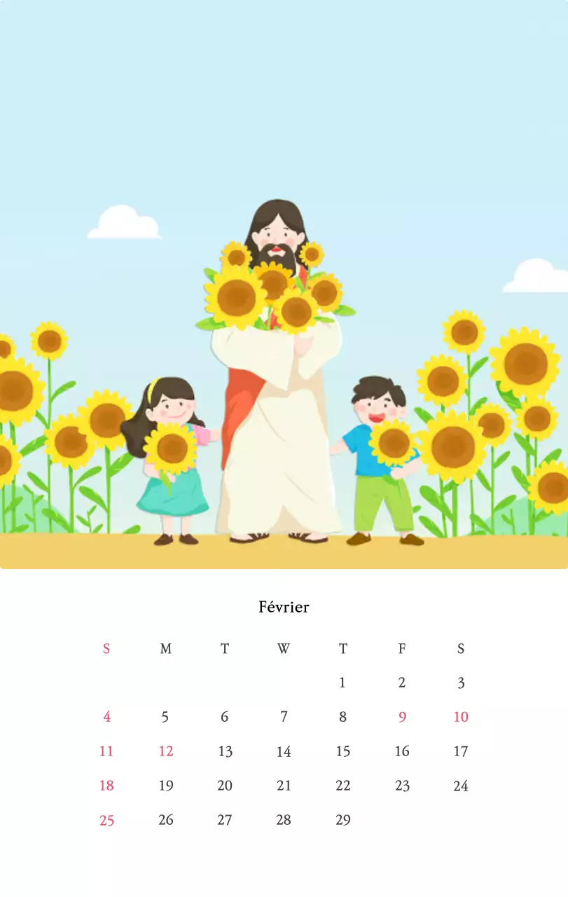 Des églises avec de jolies illustrations aux couleurs chaudes