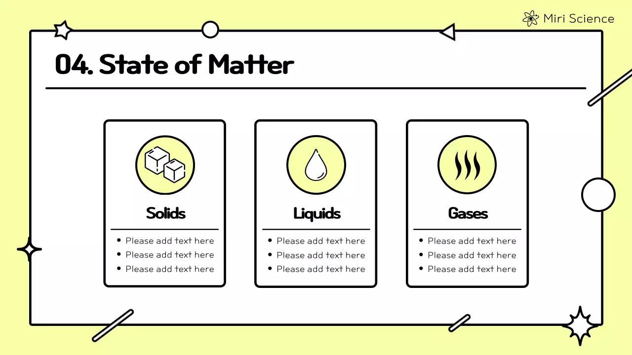 노란색 현대 과학 프레젠테이션
