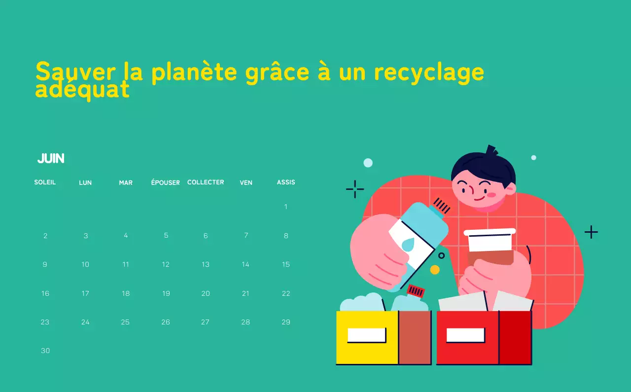 Célébration des fêtes de fin d'année avec des illustrations colorées de l'homme et de la planète.