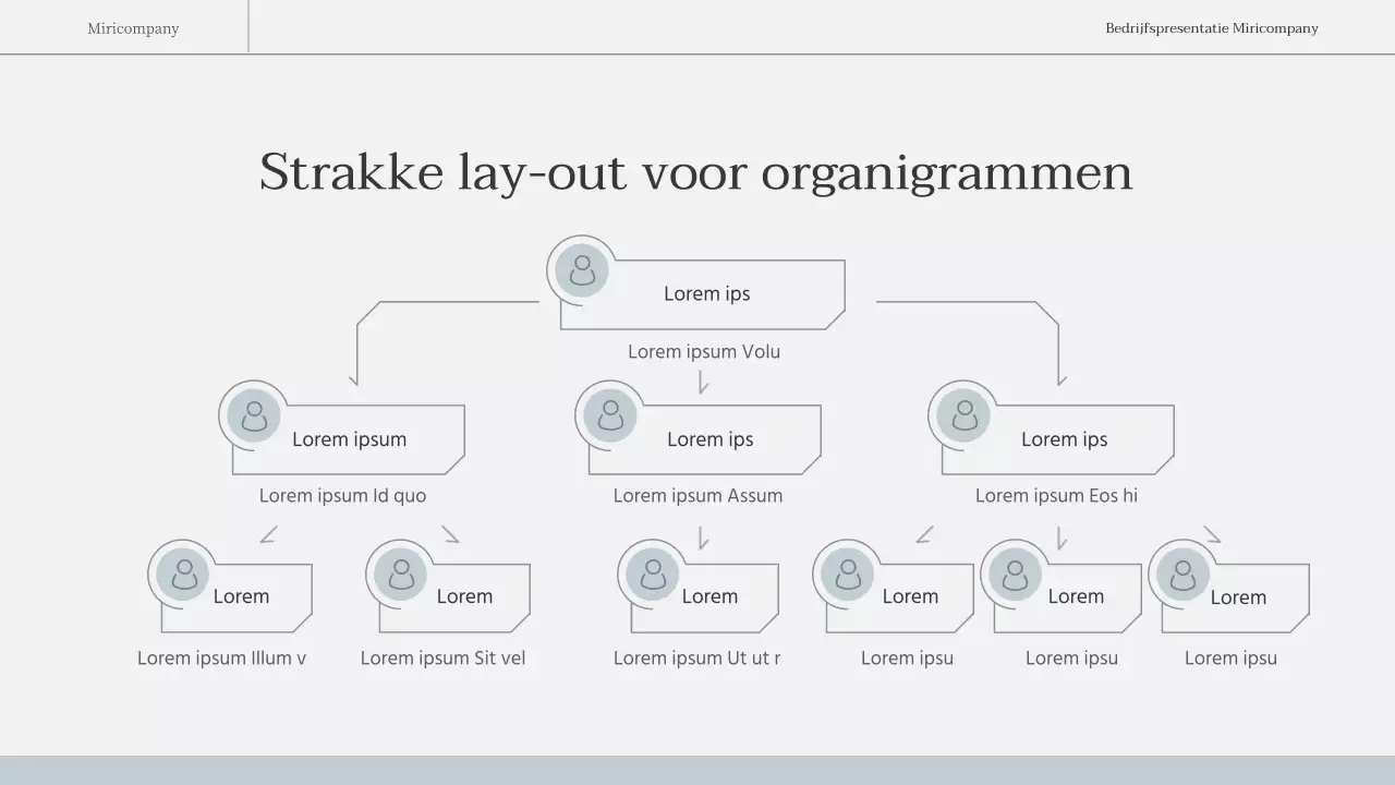 Een eenvoudig, emotioneel zakelijk rapport in lichtblauw en wit