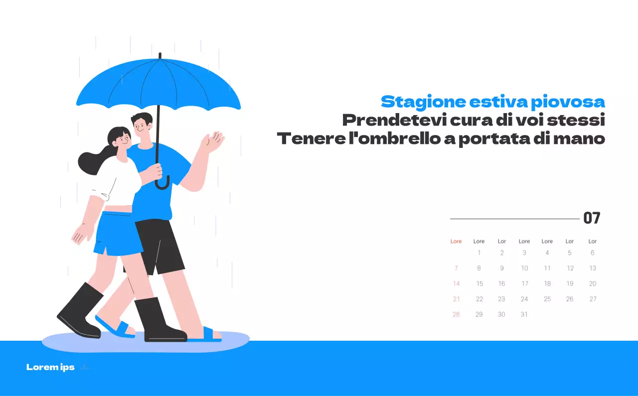 Un ospedale festivo con illustrazioni a tema salute e famiglia e accenti colorati