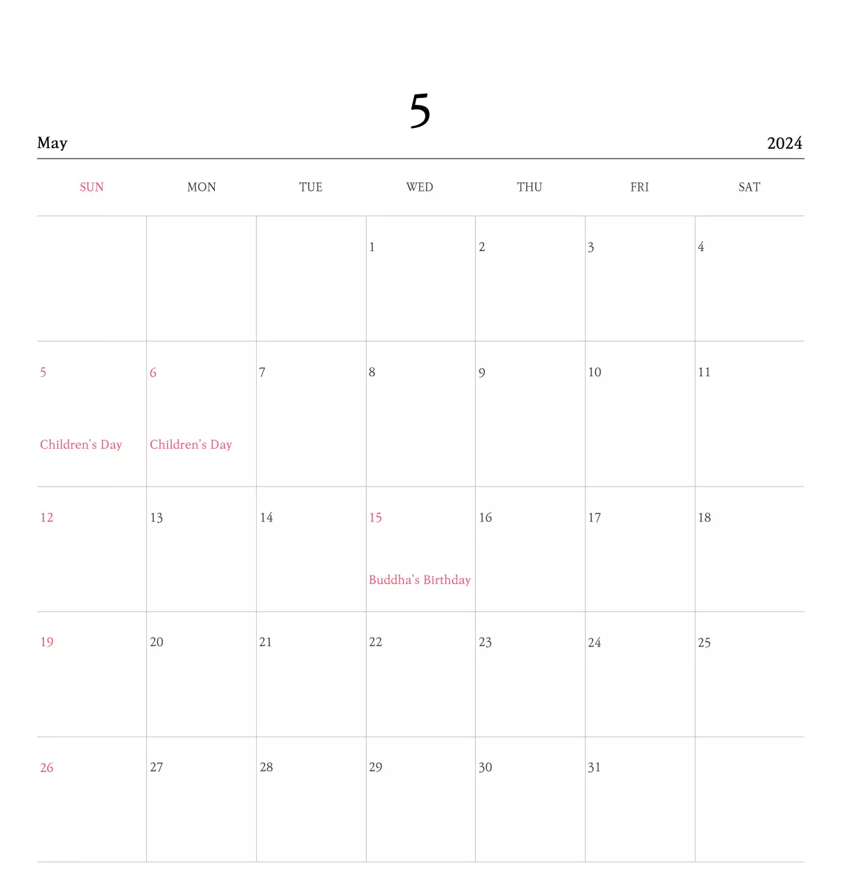 Church with cute illustrations in warm colors