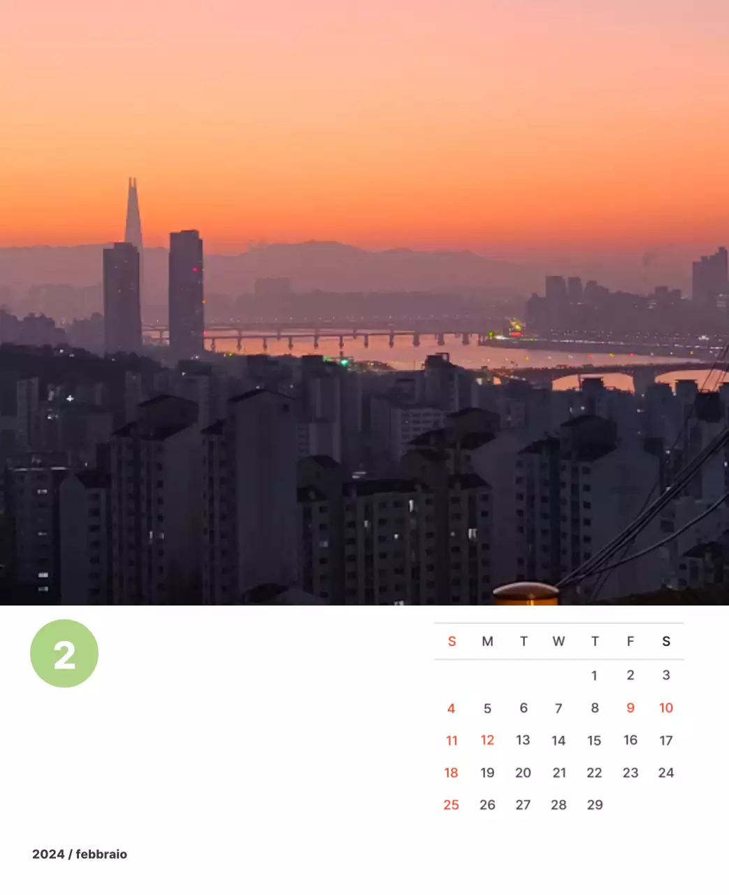 Calda fotografia di paesaggio con colori pastello
