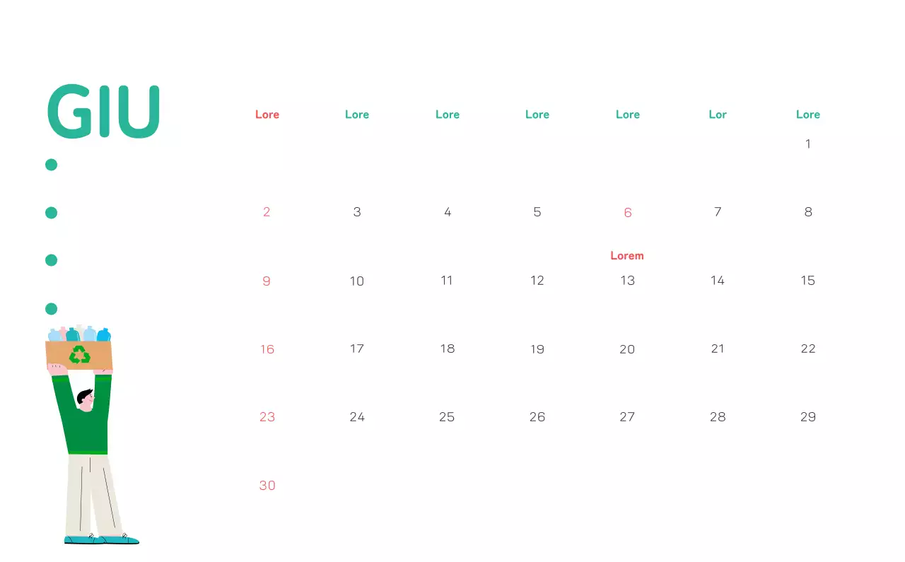 Celebrazione delle festività natalizie con illustrazioni colorate di persone e del pianeta.