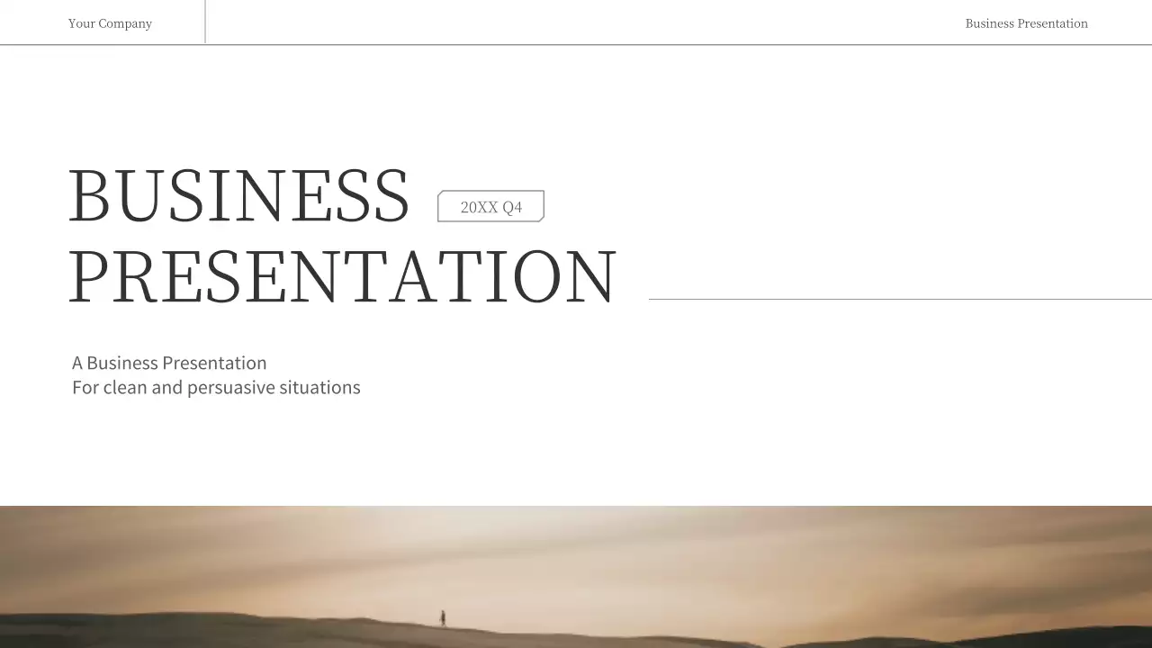 Beige Modern Business Presentation