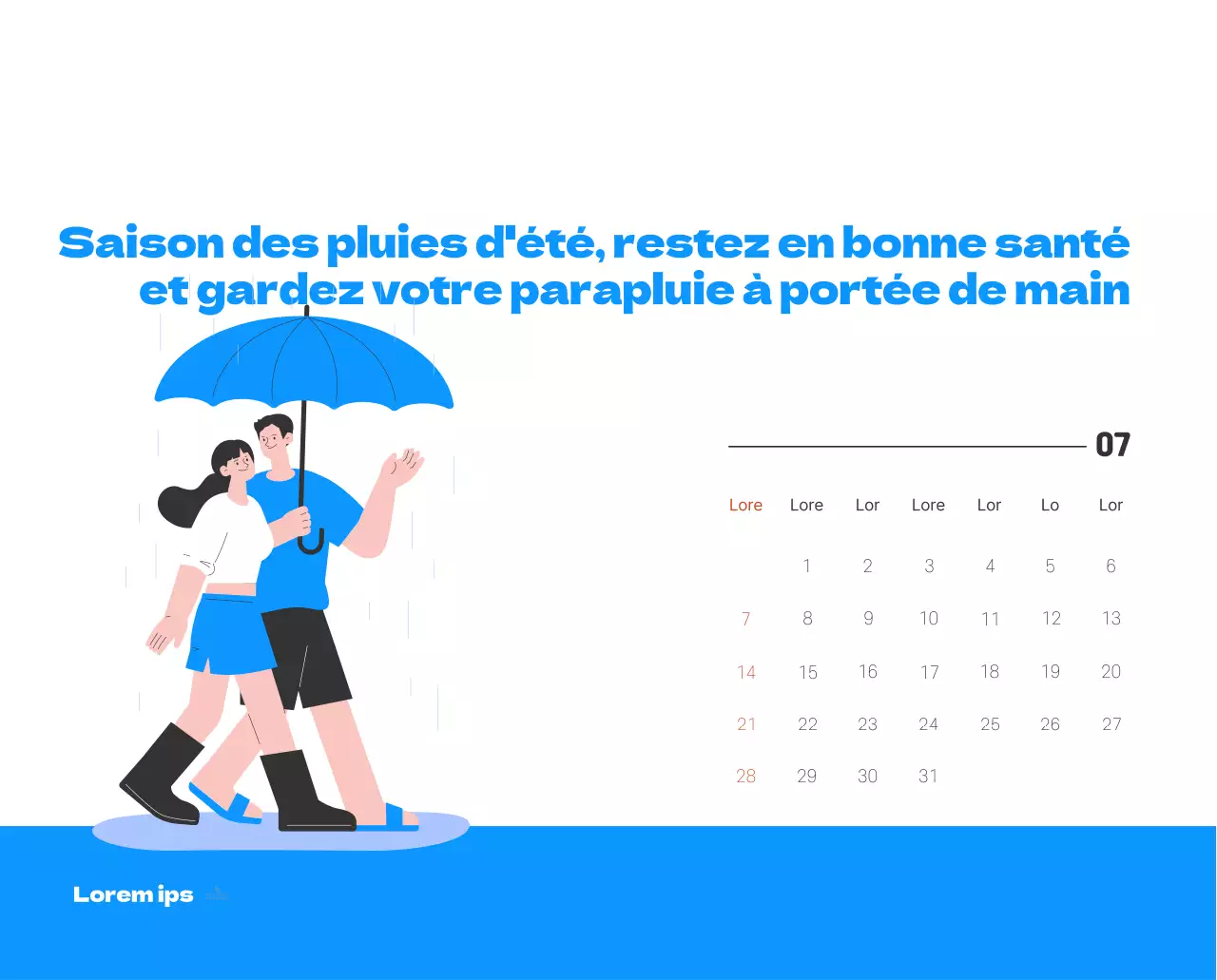 Un hôpital festif avec des illustrations sur le thème de la santé et de la famille et des accents colorés.