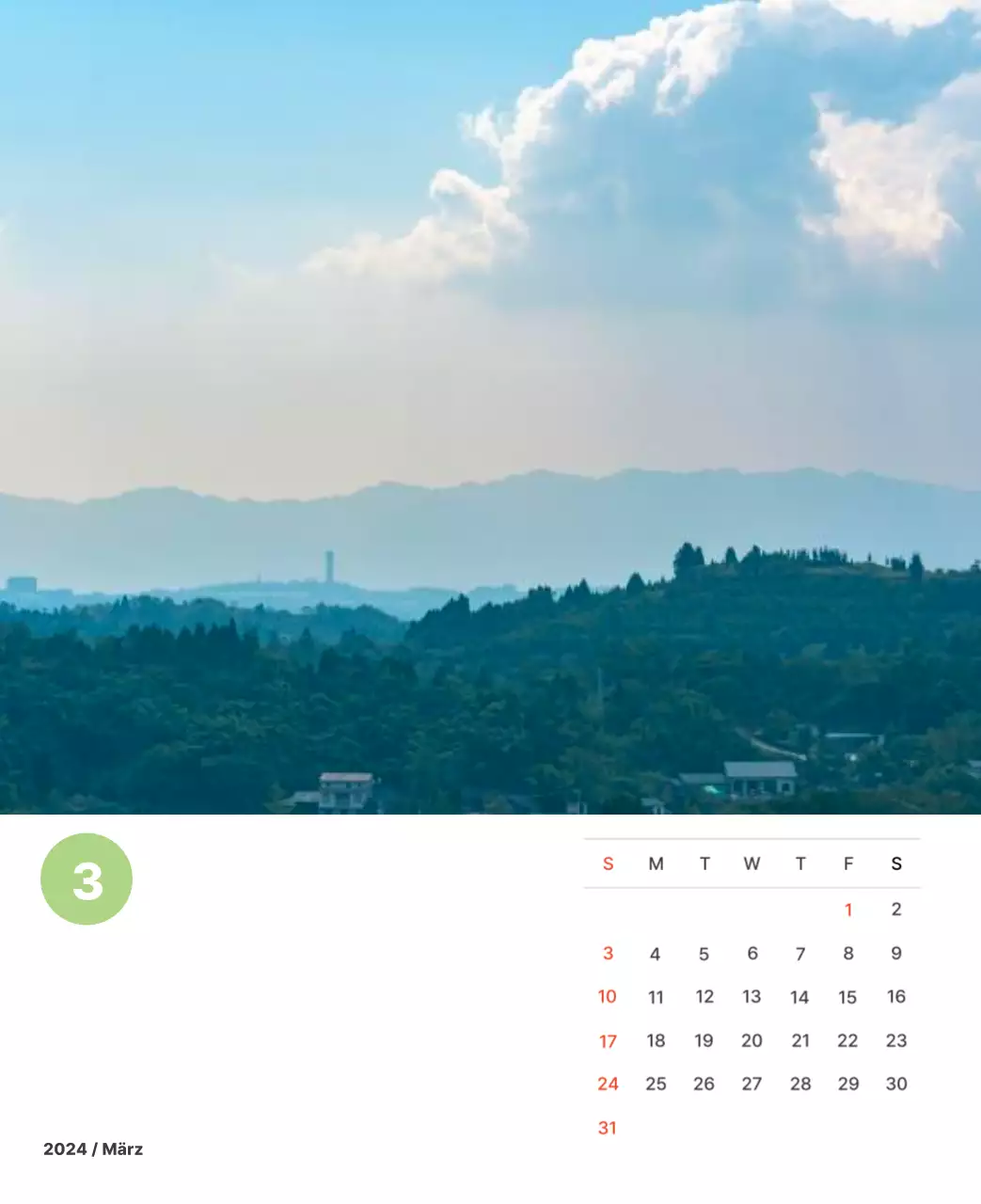 Warme Landschaftsfotografie in Pastellfarben