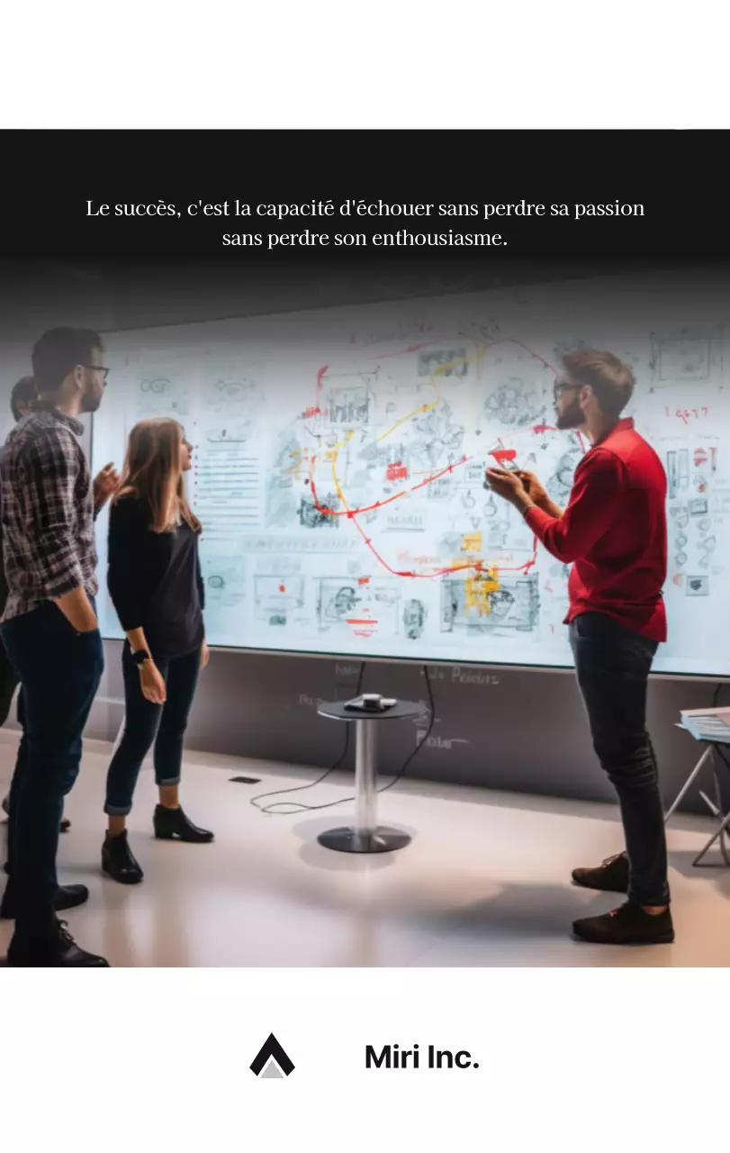 Un calendrier d'entreprise simple en gris