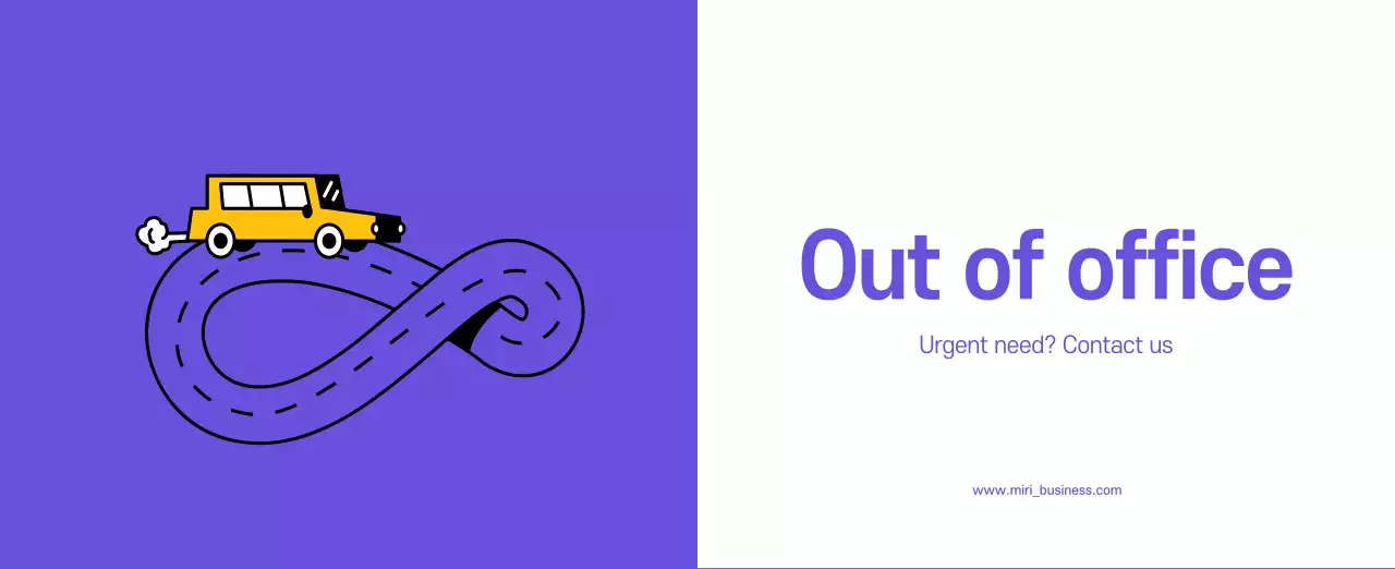 Clean line illustration on a purple background