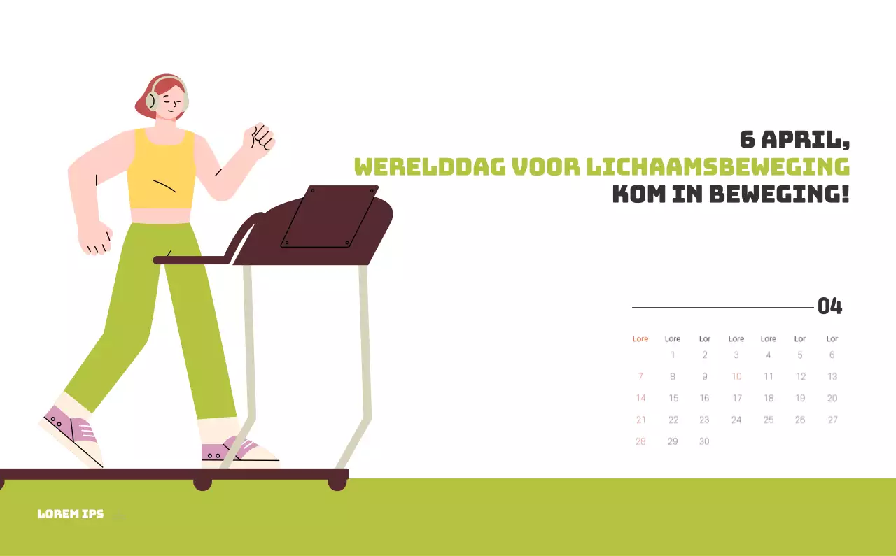 Een feestelijk ziekenhuis met illustraties met gezondheids- en gezinsthema's en kleurrijke accenten